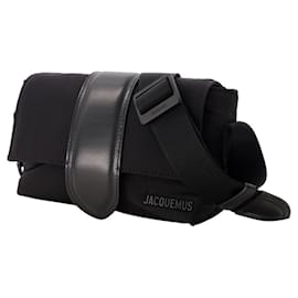 Jacquemus-Le Petit Messenger Bambin - Jacquemus - Cotton - Black-Black