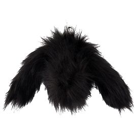 Hare Geldbörse - Simone Rocha - Kunstfell - Schwarz Schwarz