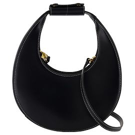 Mini Sac Lune - Staud - Cuir - Noir Noir