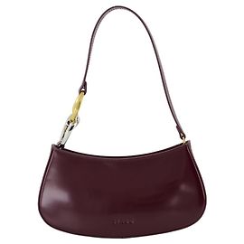 Borsa a Spalla Ollie - Staud - Pelle - Bordeaux Rosso Bordò