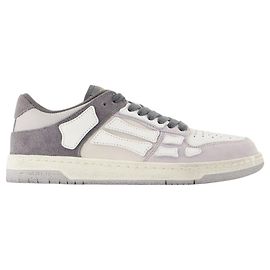 Baskets basses Skel Top Distressed - Amiri - Cuir - Gris Gris