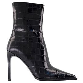 MA Stiletto Ankle Boots - Amiri - Leather - Black Black