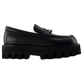 Slipper - Alexander McQueen - Leder - Schwarz Schwarz