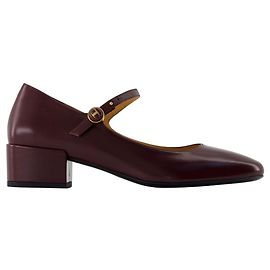 Mary Janes - Tod's - Cuero - Burdeos Roja Burdeos