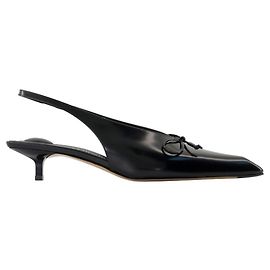 Cubisto B Slingbacks - Jacquemus - Leder - Schwarz Schwarz