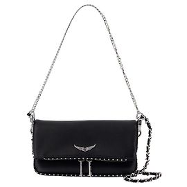 Rock Nano Wallet On Chain - Zadig & Voltaire - Leather - Black Black