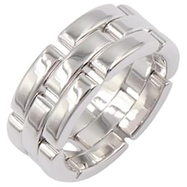 Cartier-Cartier Maillon Panthere K18WG Ring Size 12-Silvery,Metallic