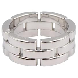 Cartier-Cartier Maillon Panthere K18WG Ring Size 12-Silvery,Metallic