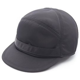 Boné de nylon Prada Preto