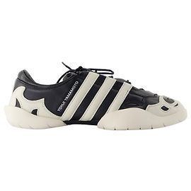 Y3 Sneakers - Y-3 - Leather - Black Black