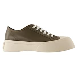 Baskets - Marni - Cuir - Vert Vert