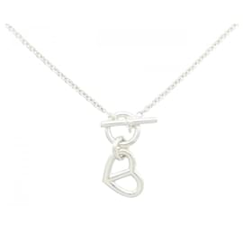 Hermès-Hermes 925 Silver Necklace-Silvery,Metallic