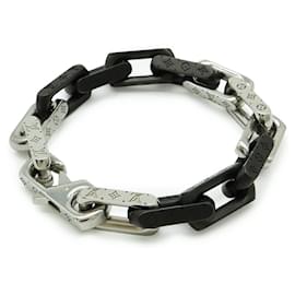 Louis Vuitton-Louis Vuitton Monogram Stainless Steel Bracelet-Silvery,Metallic