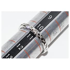 Chanel-Chanel Coco Crush Pt950 Diamond Ring Size 10.5-Silvery,Metallic