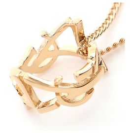 Yves Saint Laurent Collana Cassandra Oro Saint Laurent D'oro Metallico