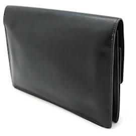 Hermès-Hermes Box Calf Pochette Jet Clutch Bag-Black