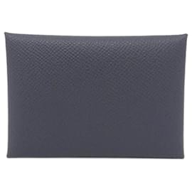 Hermès-Hermes Calvi Duo Epsom Coin Case-Grey