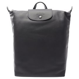 Longchamp Le Pliage XTRA Leather Backpack Black