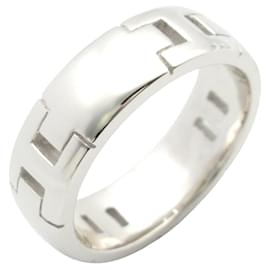 Hermès-Hermes Heracles Ring K18 White Gold-Silvery,Metallic
