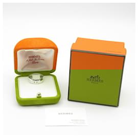 Hermès-Hermes Heracles Ring K18 White Gold-Silvery,Metallic