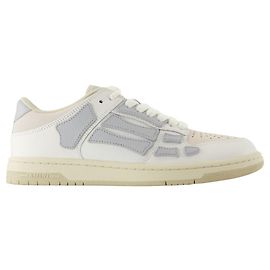 Baskets Skel Top Low - Amiri - Cuir - Gris Gris