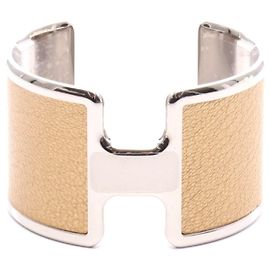 Pulsera Hermès Oran Dore de Acero Inoxidable Dorado Metálico