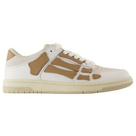 Baskets Skel Top Low - Amiri - Cuir - Marron Marron