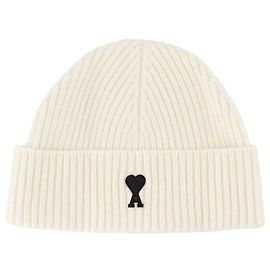 Adc Beanie - AMI Paris - Wool - White White