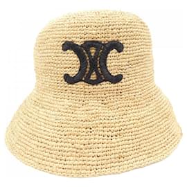 Céline-Celine 2AUP7517Q Hat-Brown,Beige