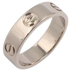 Cartier-Cartier Love K18WG Ring Size 15-Silvery,Metallic