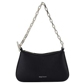 T Bar Mini Handbag - Alexander McQueen - Leather - Black Black