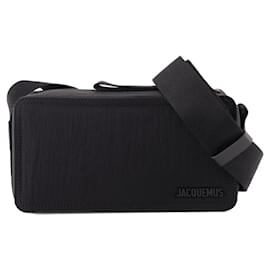 Jacquemus-Le Cuerda Horizontal Crossbody - Jacquemus - Cotton - Black-Black
