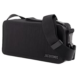 Jacquemus-Le Cuerda Horizontal Crossbody - Jacquemus - Cotton - Black-Black