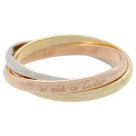 Cartier-Cartier Trinity Au750 Ring Size 9.5-Golden,Metallic