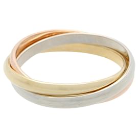 Cartier-Cartier Trinity Au750 Ring Size 9.5-Golden,Metallic