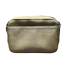 Burberry-Burberry Horseferry Canvas Shoulder Bag-Green