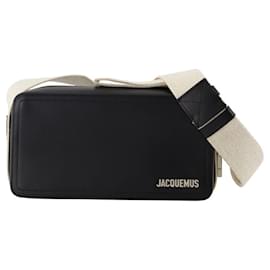 Jacquemus-Le Cuerda Horizontal - Jacquemus - Leather - Black-Black
