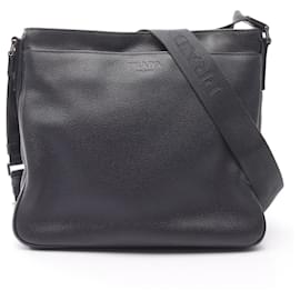 Prada-Prada 2VH092 Leather Shoulder Bag-Blue