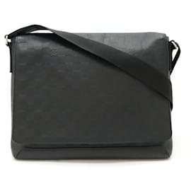 Louis Vuitton-Louis Vuitton Damier Infini District MM Bag-Black