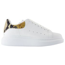 Oversized Sneakers - Alexander McQueen - Leder - Weiß Weiß