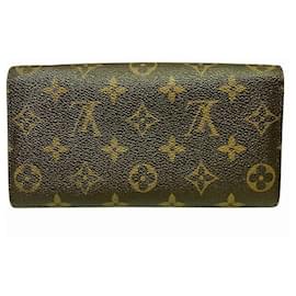 Louis Vuitton-Louis Vuitton Portefeuille Sarah Monogram Long Wallet-Brown