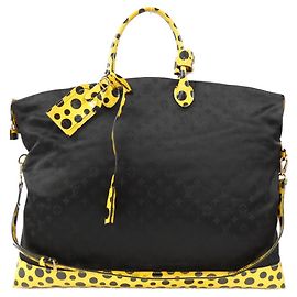Bolso Lockit Infinity de Nylon Monogram + Dot de Louis Vuitton Amarillo