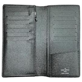 Louis Vuitton-Louis Vuitton Portefeuille Brazza Monogram Wallet-Black