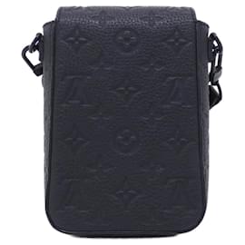 Louis Vuitton-Louis Vuitton S Lock Vertical Wearable Wallet Monogram Calf Shoulder Bag-Black