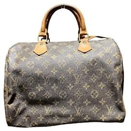 Louis Vuitton-Louis Vuitton Speedy 30 Monogram Handbag-Brown