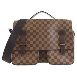 Louis Vuitton-Louis Vuitton Broadway Damier Shoulder Bag-Brown