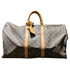 Louis Vuitton-Louis Vuitton Keepall Monogram Boston Bag-Brown