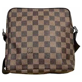 Louis Vuitton-Louis Vuitton Olav PM Damier Shoulder Bag-Brown