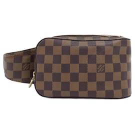 Louis Vuitton-Louis Vuitton Geronimos Damier Shoulder Bag-Brown