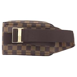 Louis Vuitton-Louis Vuitton Geronimos Damier Shoulder Bag-Brown